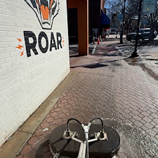 Professional-Commercial-Sidewalk-Pressure-Washing-in-Downtown-Clemson-SC 0